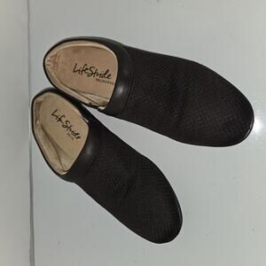 0353 Life Stride Velocity 2.0 Innovate Dark Chocolate Knit Loafer Size‎ 10W